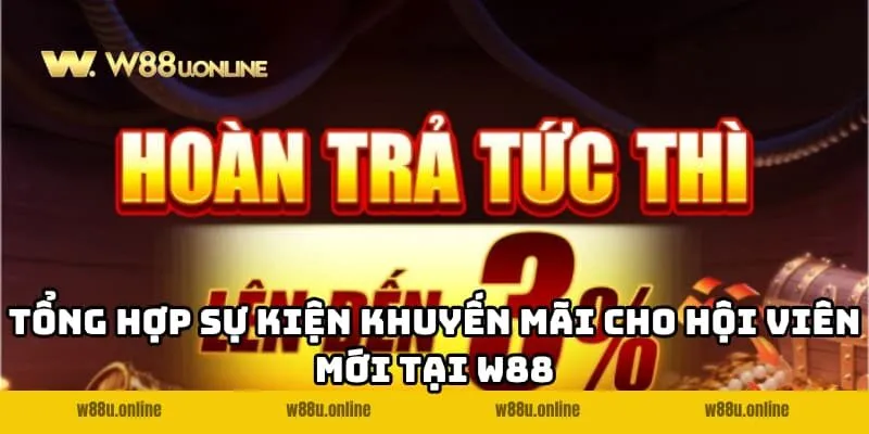khuyen mai cho thanh vien moi w88 tong hop Tổng hợp sự kiện khuyến mãi cho hội viên mới tại W88