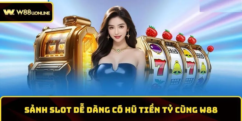 w88 no hu tien ty Sảnh slot dễ dàng có hũ tiền tỷ